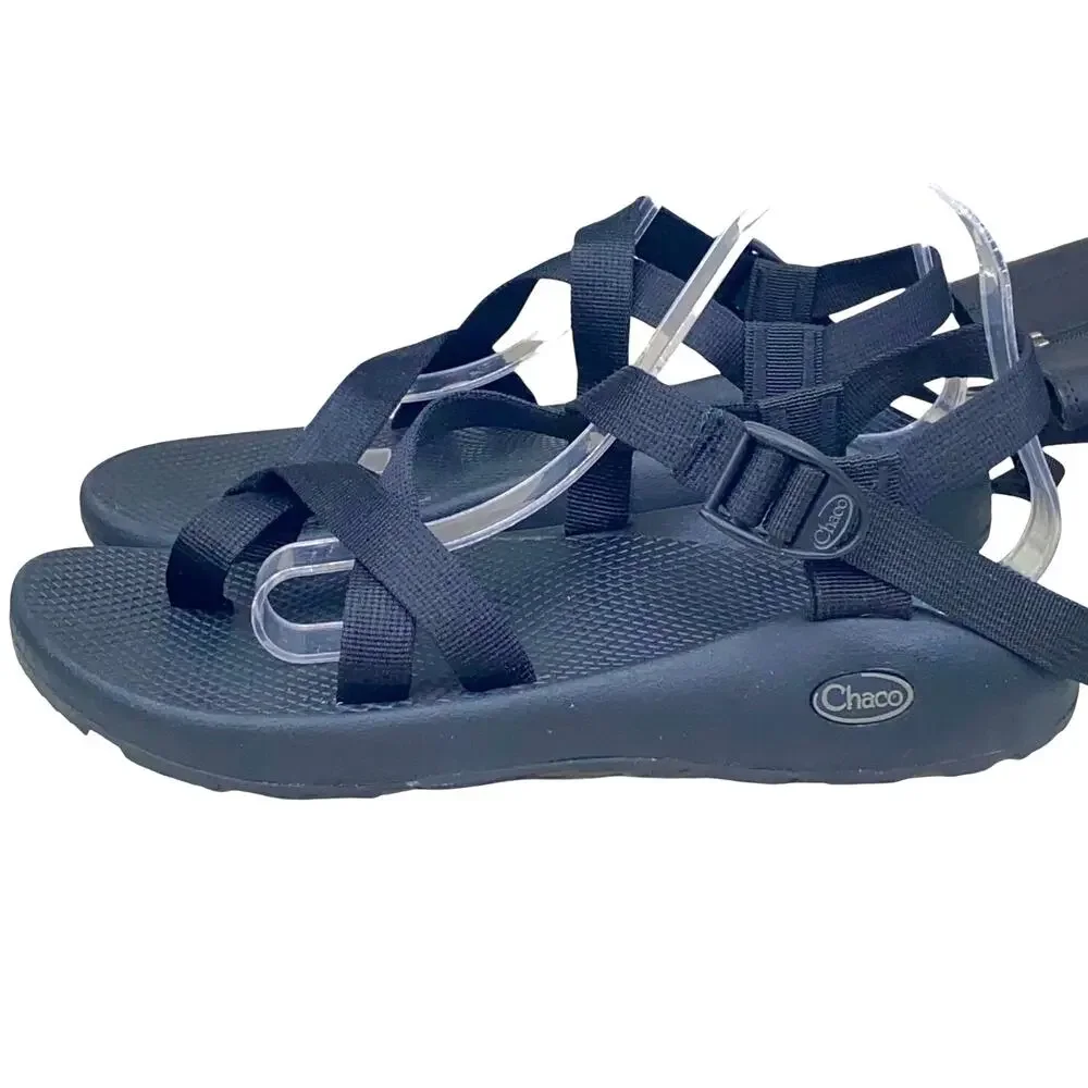 Chaco Mens Z1 Classic Black Strappy Hiking Trail Sandals Size US 10
